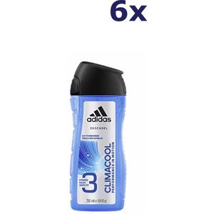 6x Adidas Climacool Men Douchegel 250 ml