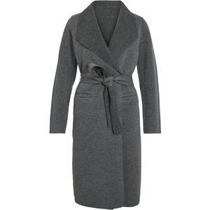 Vila Jas Vijuice Coat - Noos 14060740 Dark Grey Melange Dames Maat - S