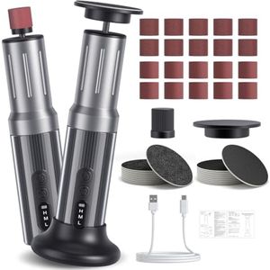 2-in-1 elektrische eeltverwijderaar met 6 instelbare snelheden en LED-display