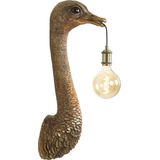 Light & Living Wandlamp Ostrich - Brons - 25x19x72cm - Binnen Modern