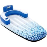 Hydro Force Drijvend Loungebed Float Ligbed Single - 191 x 107 cm - Zwembad Luchtbed - Blauw/Wit