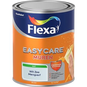 Flexa Easycare Muurverf - Mat - Mengkleur - Wit Zee - 1 liter