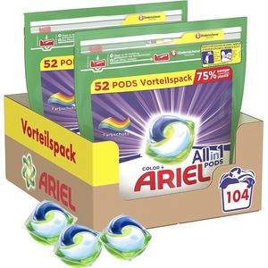 Kleurwasmiddel Pods All-in-1 - 104 Wasbeurten - Sterk en Effectief