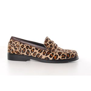 Maury dames loafer Naboo koeienhuid leopardprint