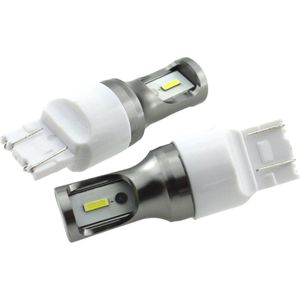 T20 7443 W21/5W set | autoverlichting LED 2 stuks | 2-SMD daglichtwit 6000K - 839 Lumen | 12V DC - 9.6 Watt