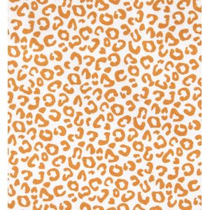 Little Label Pyjama Meisjes Maat 110-116 - Okergeel, wit - Zachte BIO Katoen - Shortama - 2-delige zomer pyama meisjes - Print