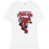 T-Shirt met Korte Mouwen voor kinderen Spider-Man Wit - XL