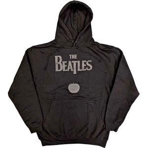 The Beatles - Drop T Logo & Apple Hoodie/trui - S - Zwart