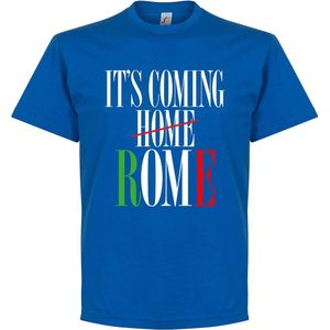 It's Coming ROME Italië T-Shirt - Blauw - Kinderen - 116
