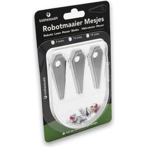 To the South® Robotmaaier Mesjes staal geschikt voor Honda Miimo HRM 40 - 9 stuks
