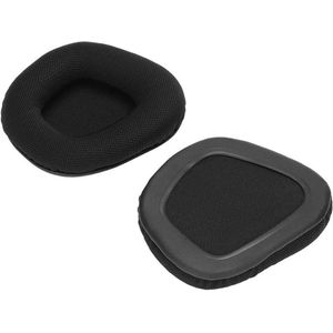 Void Elite Headset Oorkussens - Zwart Suede Materiaal - Vervanging Oorkussen - Kussenhoes - Geschikt voor Void Pro Zwart - 2 Stuks (Fyz 183) .