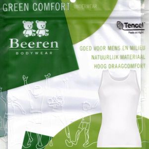 Beeren Green Comfort tencel | dames hemd | MAAT M | wit