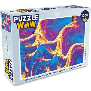 Puzzel Kunst - Golf - Psychedelisch - Legpuzzel - Puzzel 1000 stukjes volwassenen