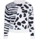 myMo - Gebreide Trui - Wilde Mix van Leeuw en Zebra