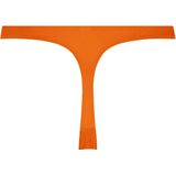 6-pack J&C Naadloze dames string 1701 Oranje - maat S
