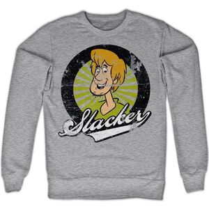 Scooby Doo Shaggy The Slacker Sweatshirt Heather-Grey-S