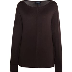 usha BLACK LABEL Trui 'Nowles'  donkerbruin