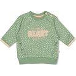 Feetje Sweater AOP Hearts Groen MT.74