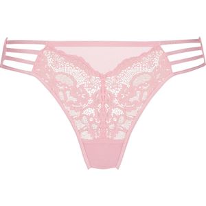 Hunkemöller Dames Lingerie String Briar - Roze - maat L
