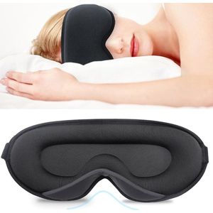 Oogmasker - Slaapmasker voor zijslapers - verduisterend slaapmasker voor slapen - verstelbaar slaapmasker met 3D-contouren - essentiële benodidheden voor vlietuireizen - nachtelijk oomasker voor mannen en vrouwen