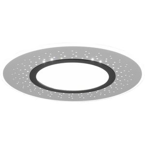 LED Plafondlamp - Plafondverlichting - Torna Virsa - 44W - Aanpasbare Kleur - Dimbaar - Afstandsbediening - Rond - Mat Nikkel - Aluminium