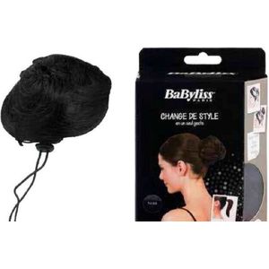 Babyliss Paris Change de Style - knot extension - black - hair extensions - gemakkelijk en snel - 10 cm - synthetisch haar