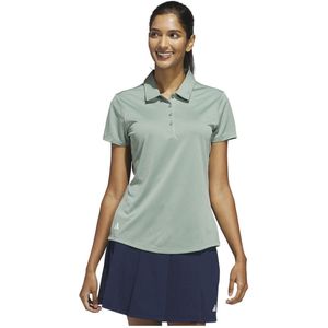 Adidas - Solid Performance - Korte Mouw Poloshirt - Groen - Dames