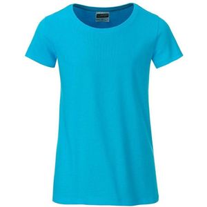James and Nicholson Meisjes Basic T-Shirt (Turquoise)