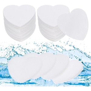 120 stuks hartvormige gezichtssponzen voor dagelijkse huidverzorging en huishoudelijk gebruik