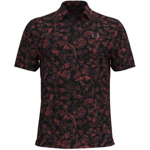 Under Armour Golf Playoff 3.0 Printed Korte Mouw Poloshirt Zwart L / Regular Man