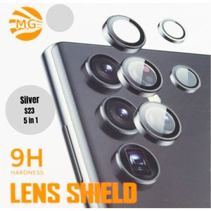 MG Camera lens protector Geschikt Voor Samsung Galaxy S23 - Zilver