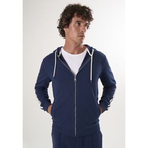Felix Hardy Sweatshirt Met Capuchon En Volledige Rits - Hoodie - Katoen Heren Navy - 2Xl