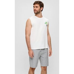 Chino Broek - Mélange - Katoen - Regular Pasvorm