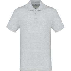 Kariban Piqué-herenpolo korte mouwen K254 - Ash Heather - XL