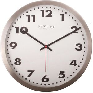 NeXtime Arabic - Klok - Rond - Aluminium - Ø43.8 cm - Wit