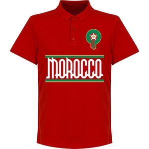 Marokko Team Polo - Rood - XXL