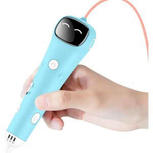 3D-geprinte pen DIY tekenpen educatief speelgoed - Blauw
