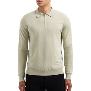 Pure Path Knitwear Halfzip Polo Heren