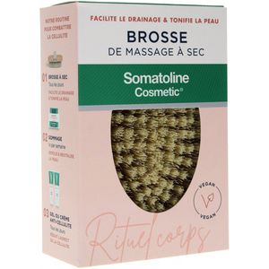 Somatoline Cosmetic - Droge Massageborstel - Veganistisch