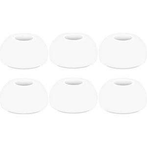 Ibley Siliconen oortips voor Samsung Galaxy Buds 3 Pro wit - Siliconen Earplug - S/M/L formaat - 3 paar - 3 maten - Galaxy Buds 3 Pro oortips