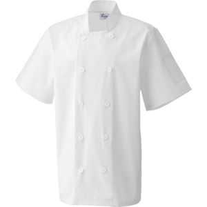 Schort/Tuniek/Werkblouse Unisex M Premier White 65% Polyester, 35% Katoen