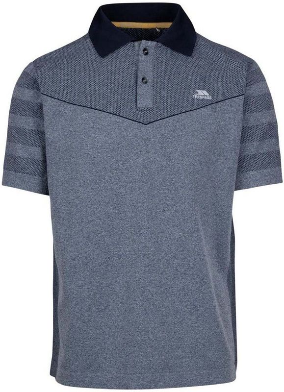 Trespass Nab Korte Mouw Poloshirt Grijs L Man