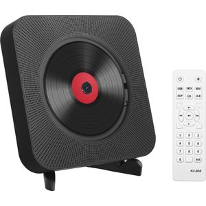 Draagbare Bluetooth CD-speler met HiFi Speakers en Afstandsbediening - Multifunctioneel en Wandgemonteerd