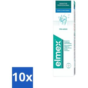 Elmex - Tandpasta - Sensitive Professional - Gentle Whitening - 75 ml - Bulkverpakking - 10 stuks