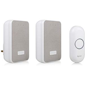 Draadloze Deurbel met Draagbare Batterij - Bereik 150 m, 16 Melodieën, 2 Stuks