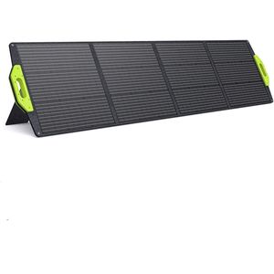 Zonnepaneel - Zonnepaneelset - Draagbaar - Opvouwbare - Waterdict - Outdoor Emergency Backup - voor Thuis - Tenten - Buiten - Kamperen - 200W - 18V - 240 x 64 cm - Groen