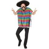 Karnival Costumes Verkleedkleding Mexicaanse Verkleedkleding Poncho kostuum Carnaval Kostuum - One SIze