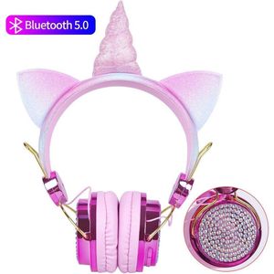 Unicorn Koptelefoon - Met armbandje – Headset Eenhoorn – Eenhoorn Koptelefoon – Meisjes Koptelefoon -Meisjes Speelgoed – Meisjes Cadeau