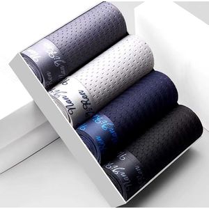 Set van 4 boxershorts - Zijde - Luxe mannen ondergoed - Ademend - Sexy - Cadeau