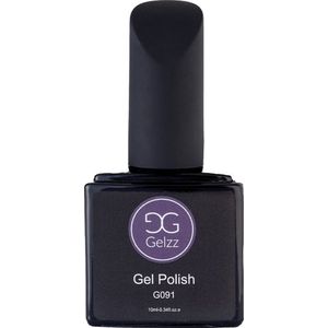 Gelzz Gellak - Gel Nagellak - kleur Lucious Lilac G091 - Paars - Dekkende kleur - 10ml - Vegan